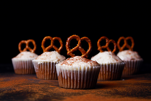 pretzel cupcakes